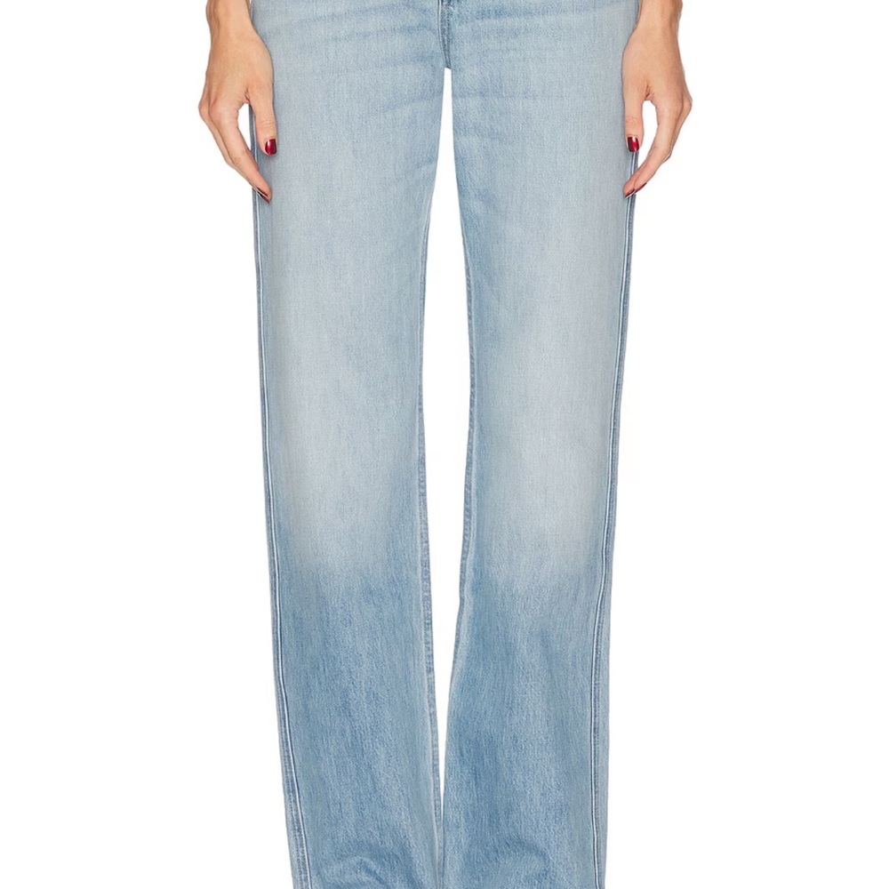GRLFRND Light Blue Straight Jeans